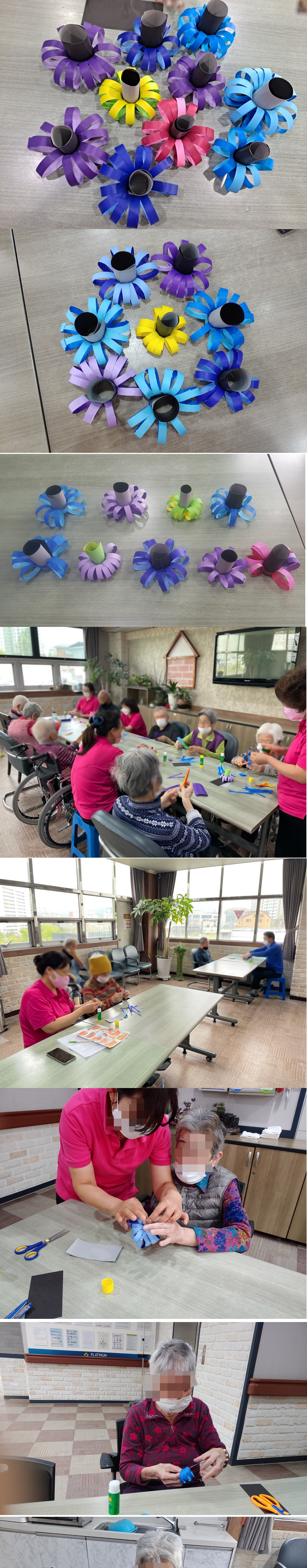 인지기능프로그램 - 작업놀이치료 - 호박만들기