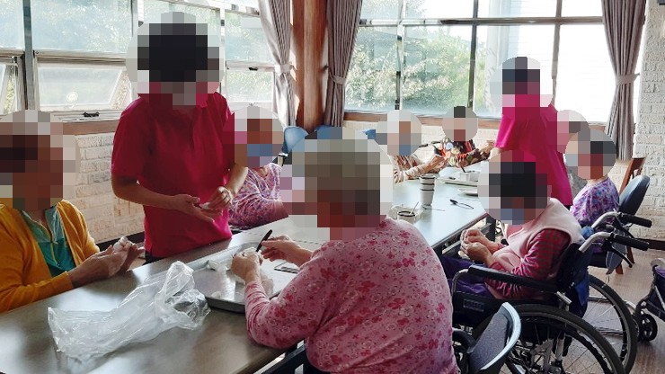 인지기능 프로그램 - 송편만들기