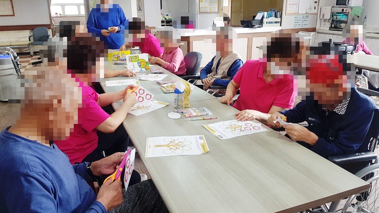 인지기능 프로그램 - 인지활동 (소원나무 만들기)